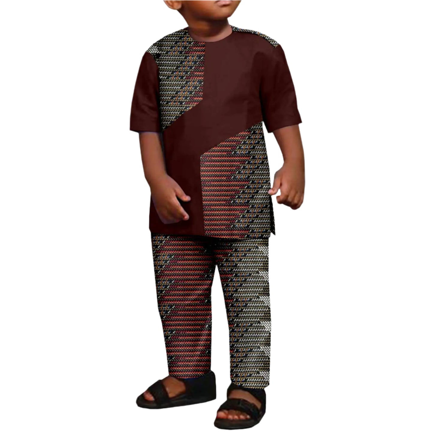 NNEKA Boys Kids 2 Piece Top and Pants Set