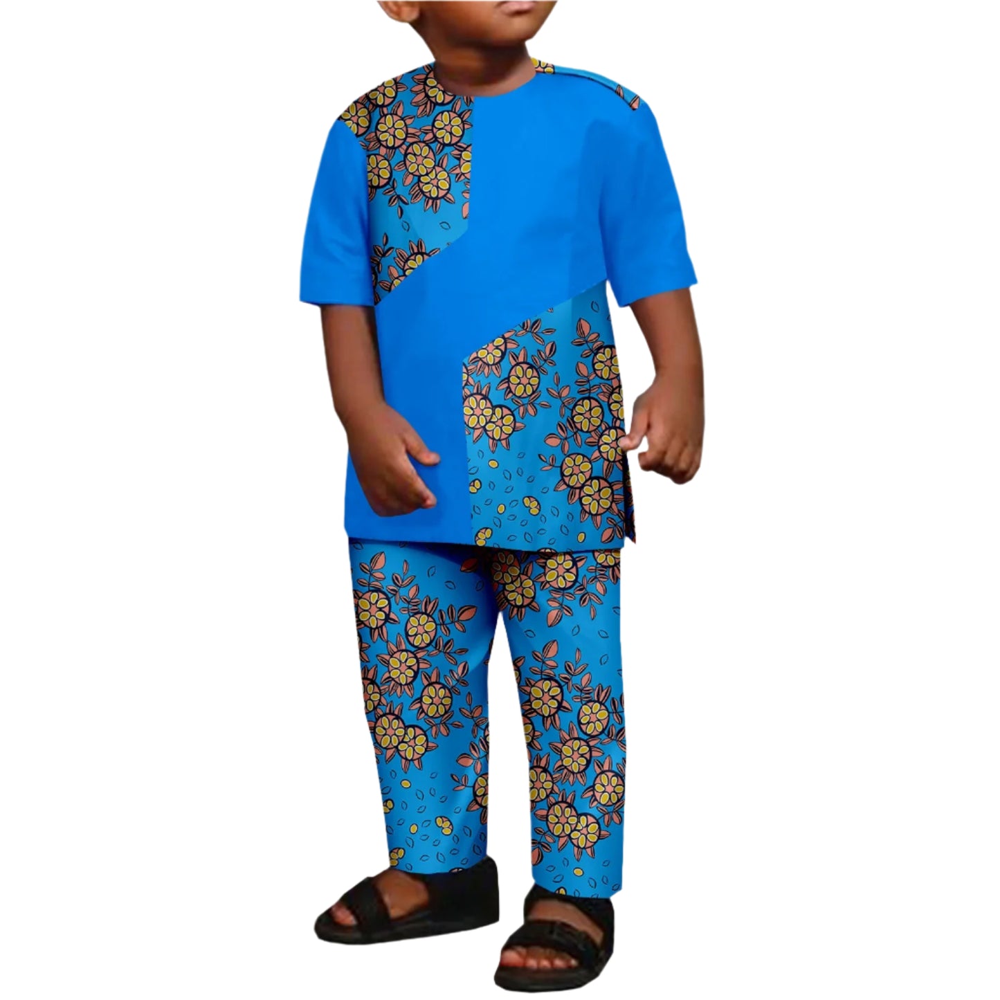NNEKA Boys Kids 2 Piece Top and Pants Set