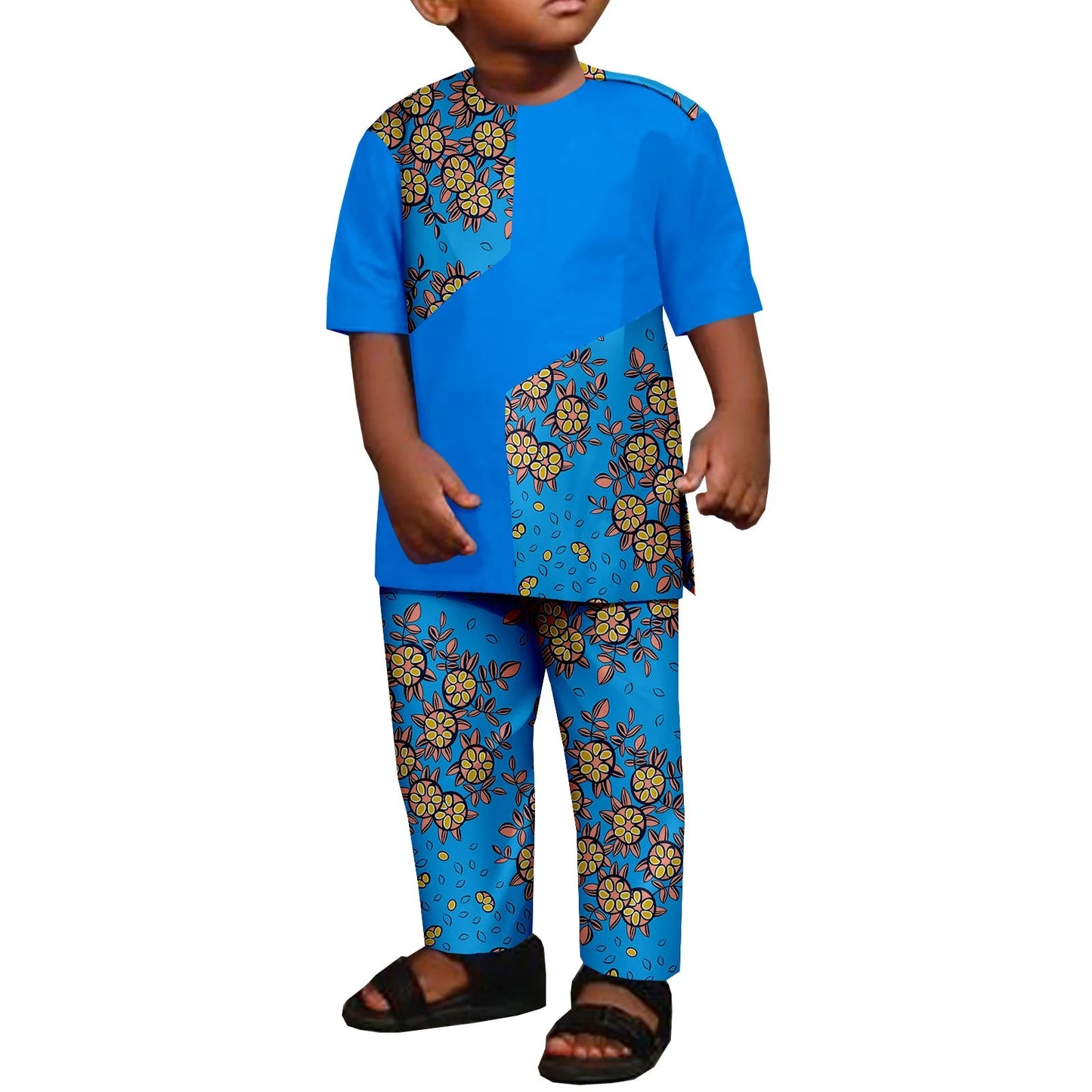 NNEKA Boys Kids 2 Piece Top and Pants Set