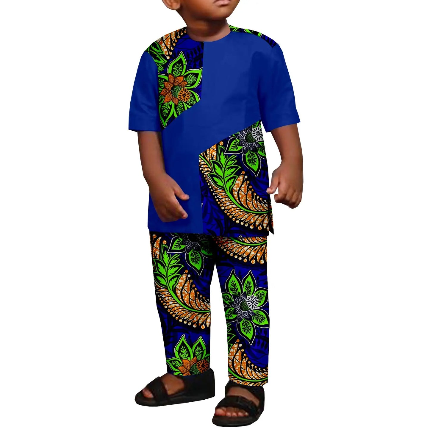 NNEKA Boys Kids 2 Piece Top and Pants Set