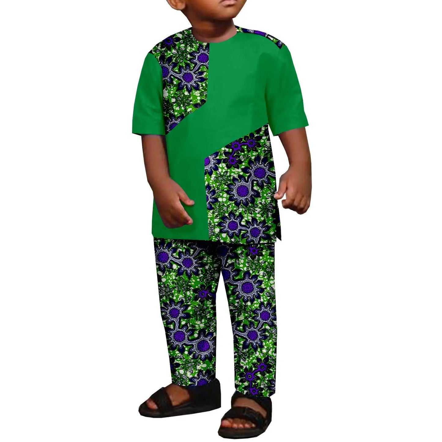 NNEKA Boys Kids 2 Piece Top and Pants Set