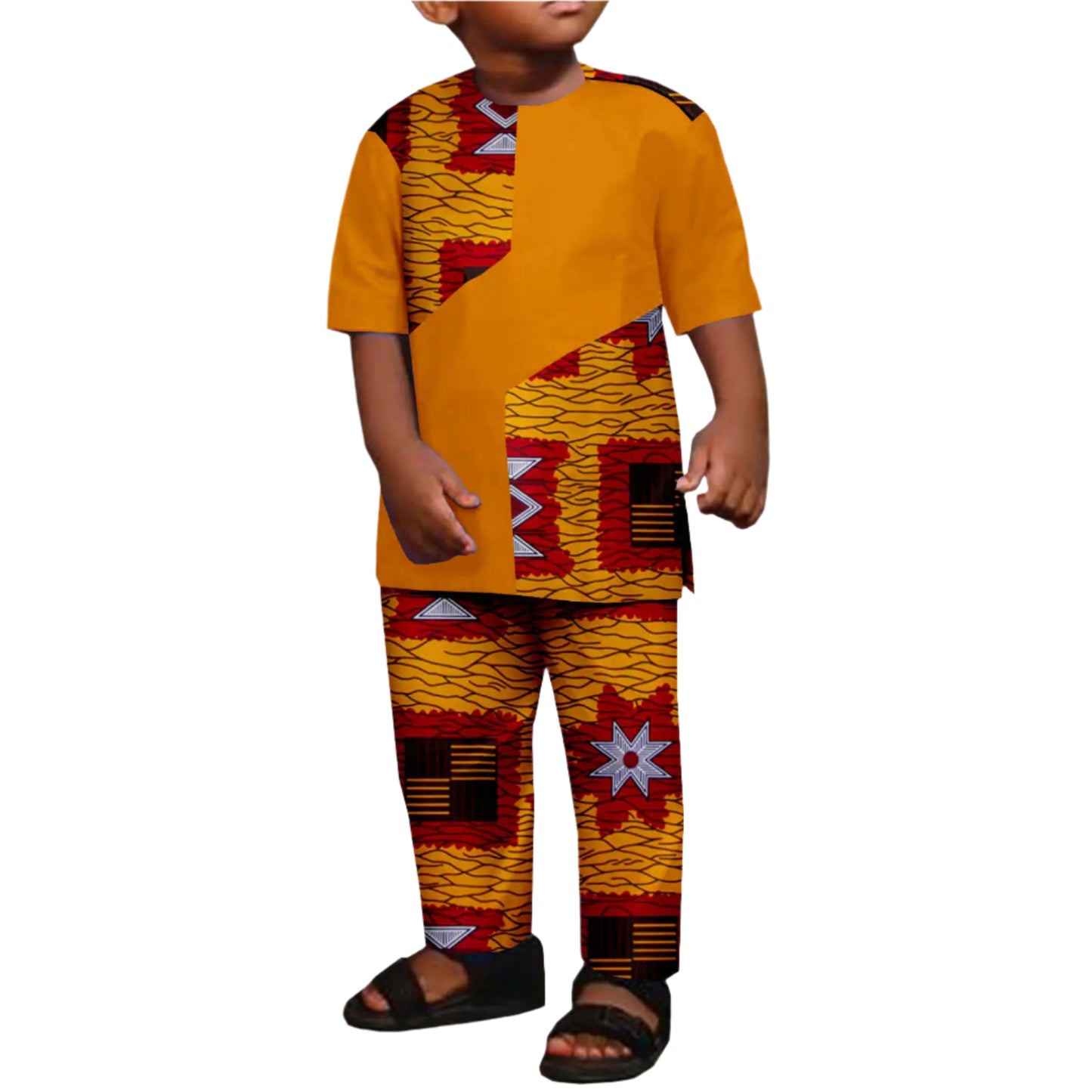 NNEKA Boys Kids 2 Piece Top and Pants Set