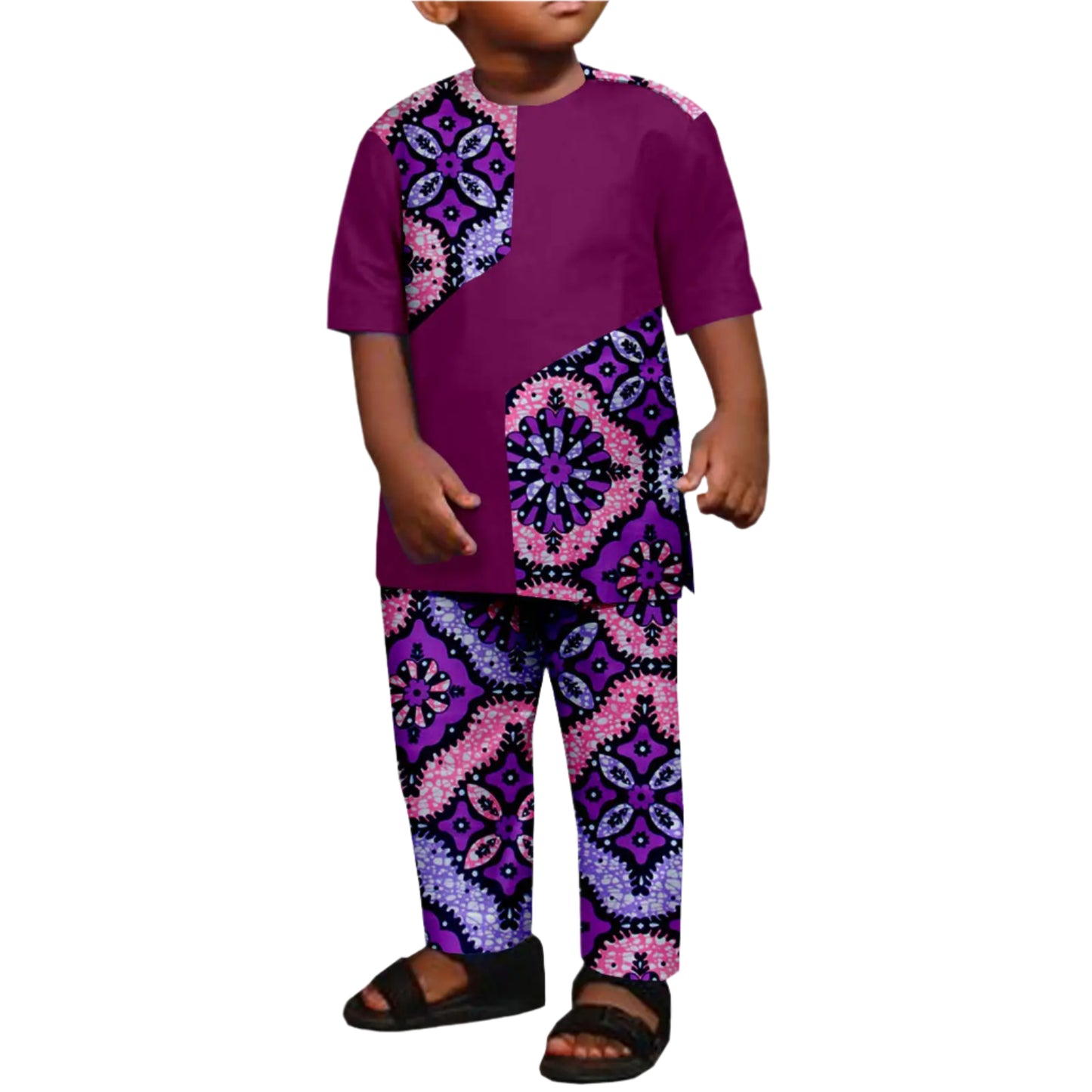 NNEKA Boys Kids 2 Piece Top and Pants Set