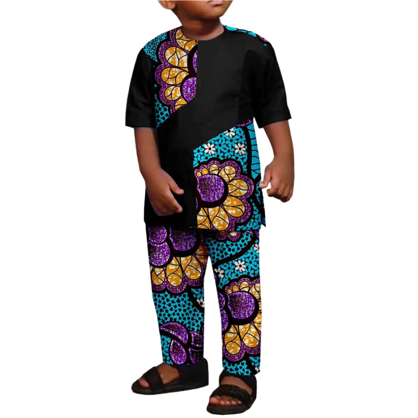 NNEKA Boys Kids 2 Piece Top and Pants Set