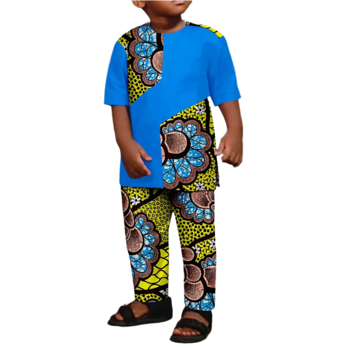 NNEKA Boys Kids 2 Piece Top and Pants Set
